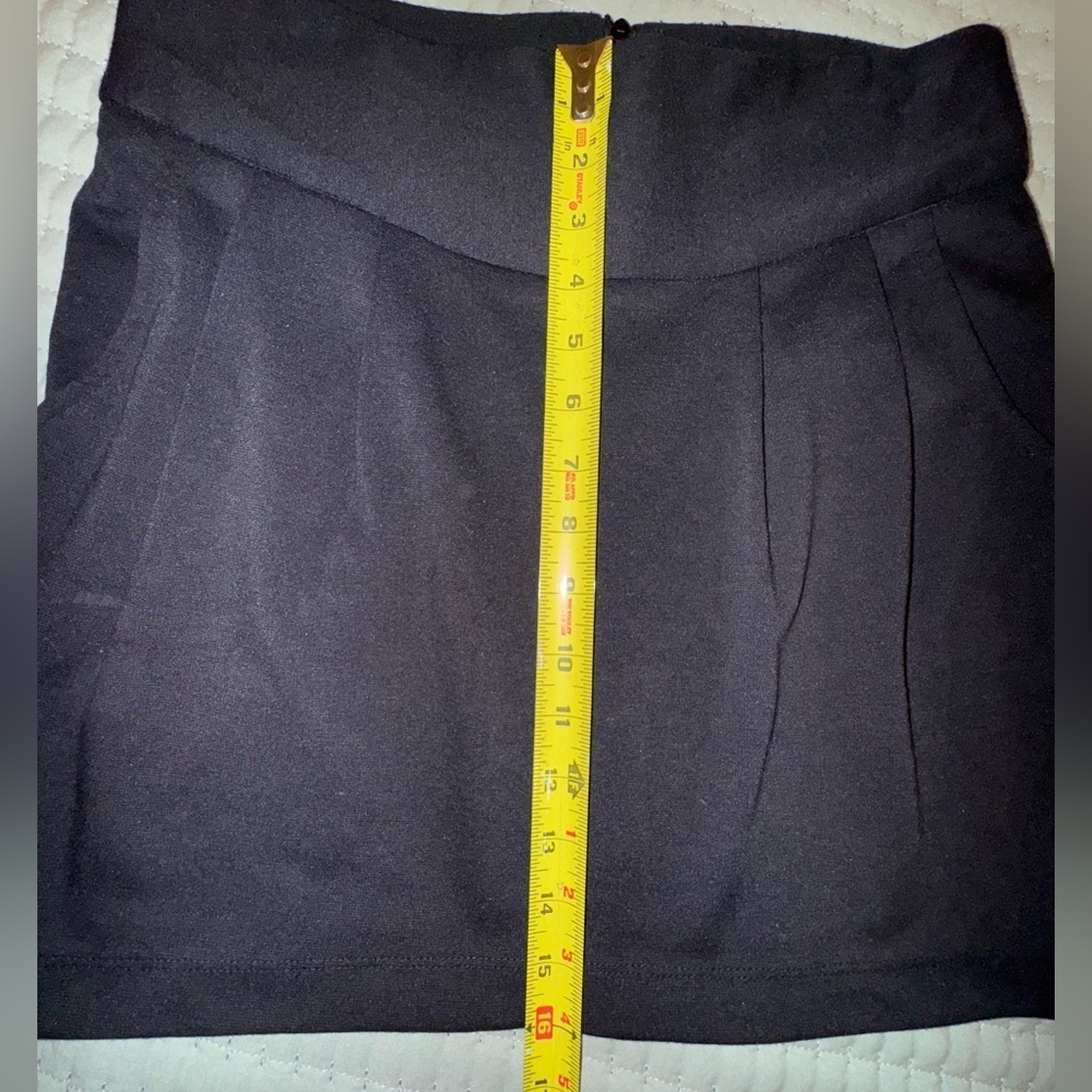 Grass Collection Womens Juniors Mini Skirt Black Size 7 VGUC - Picture 7 of 10